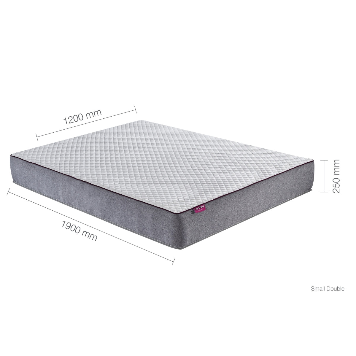 SleepSoul Paradise Small Double Mattress 120cm