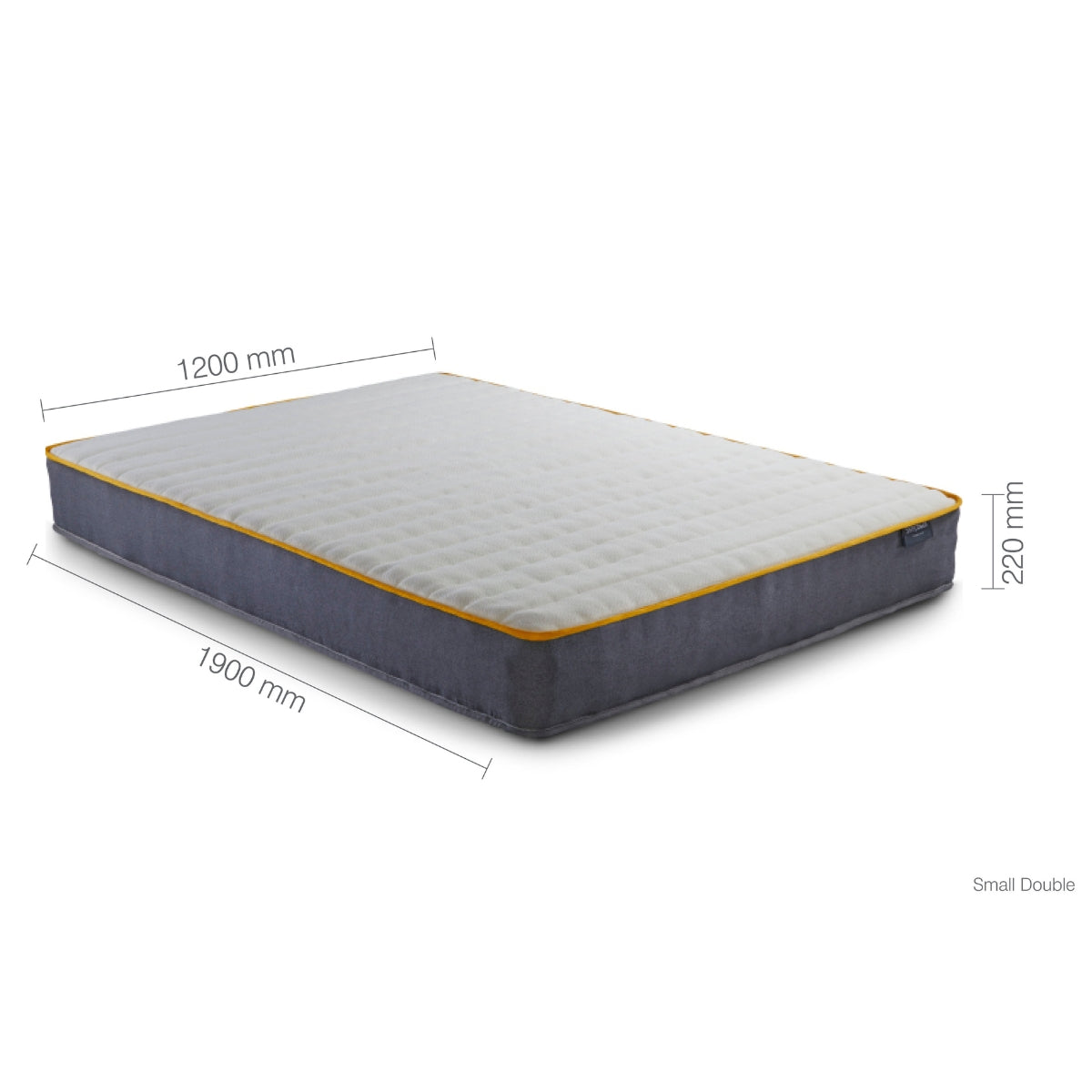SleepSoul Comfort Small Double Foam Mattress 120cm