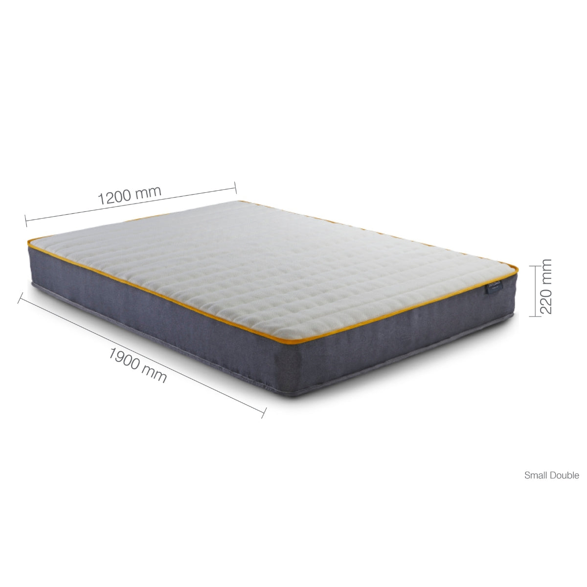 SleepSoul Balance Small Double Memory Foam Mattress 120cm