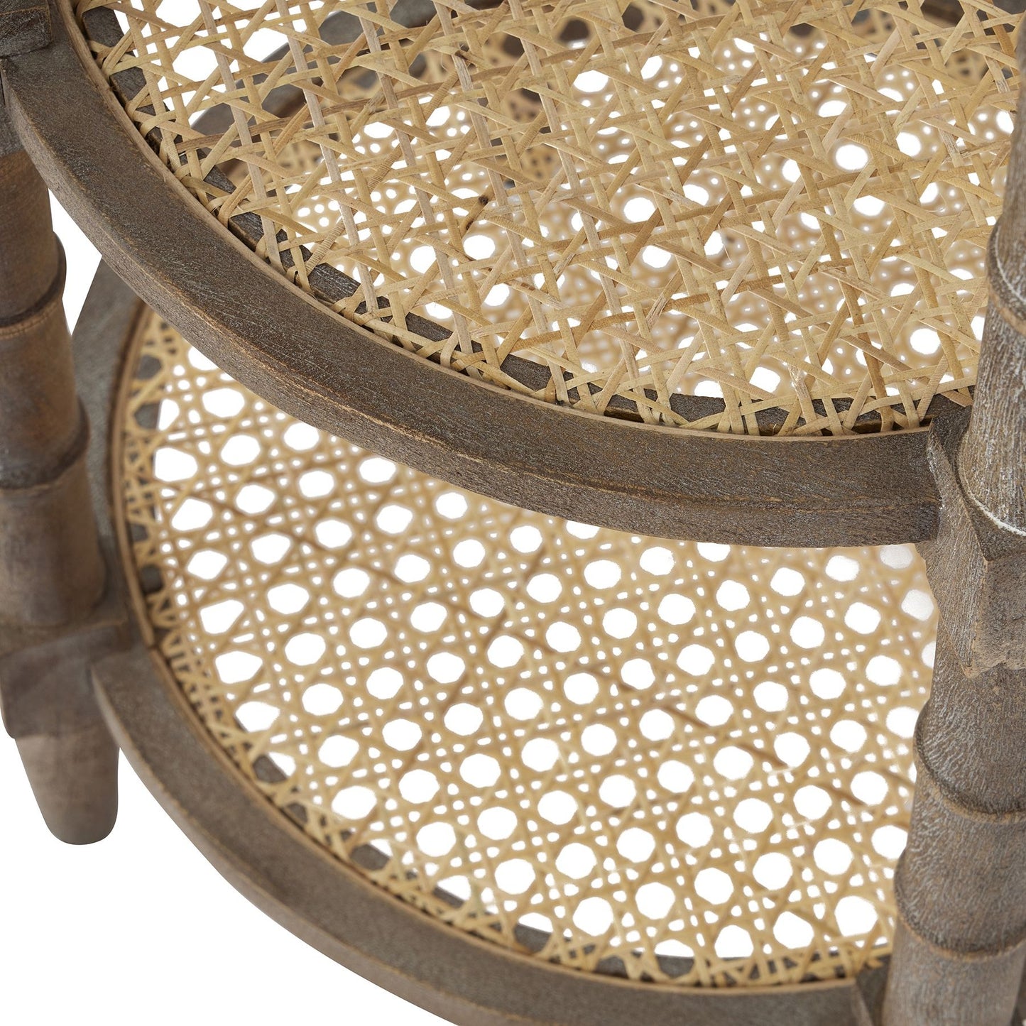 Raffles Black Tall Round Side Table