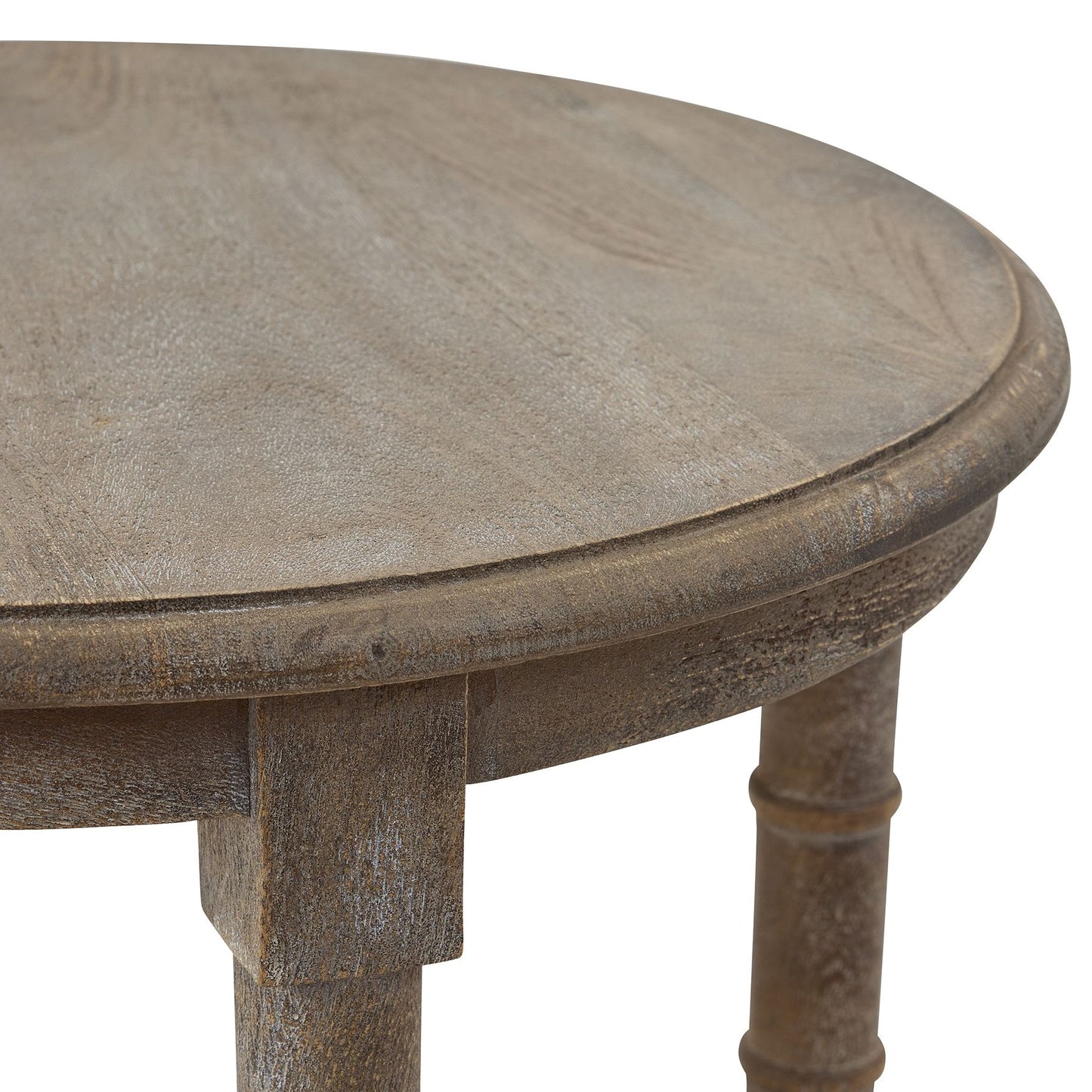 Raffles Black Tall Round Side Table