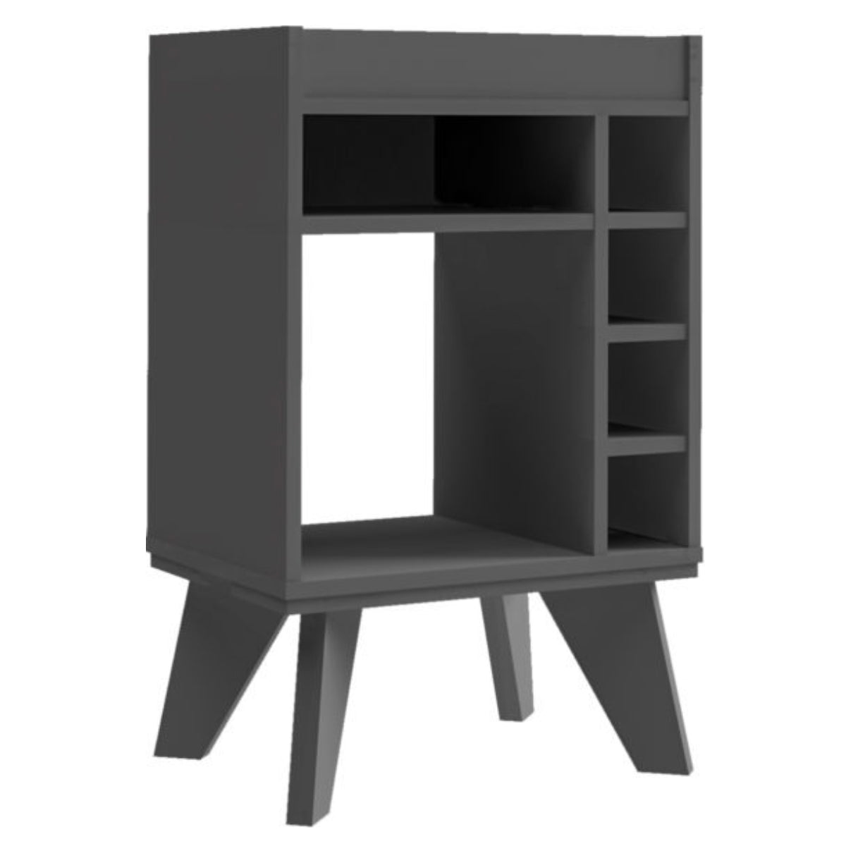 Naples Mini Bar/Side Table - Grey
