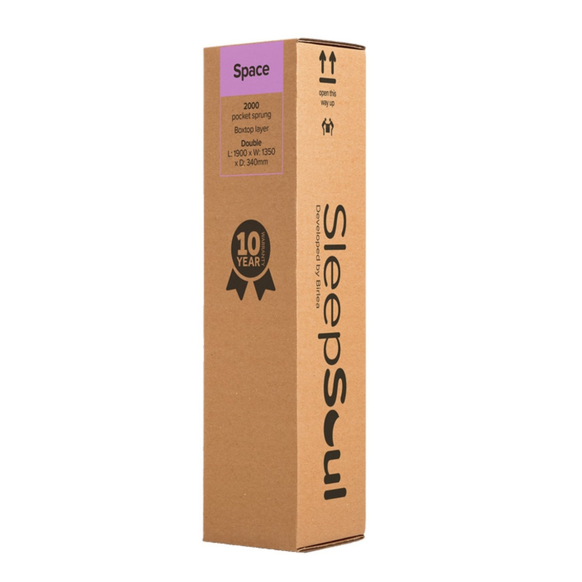 SleepSoul Space 2000 Pocket Sprung Boxtop Super King Mattress 180cm