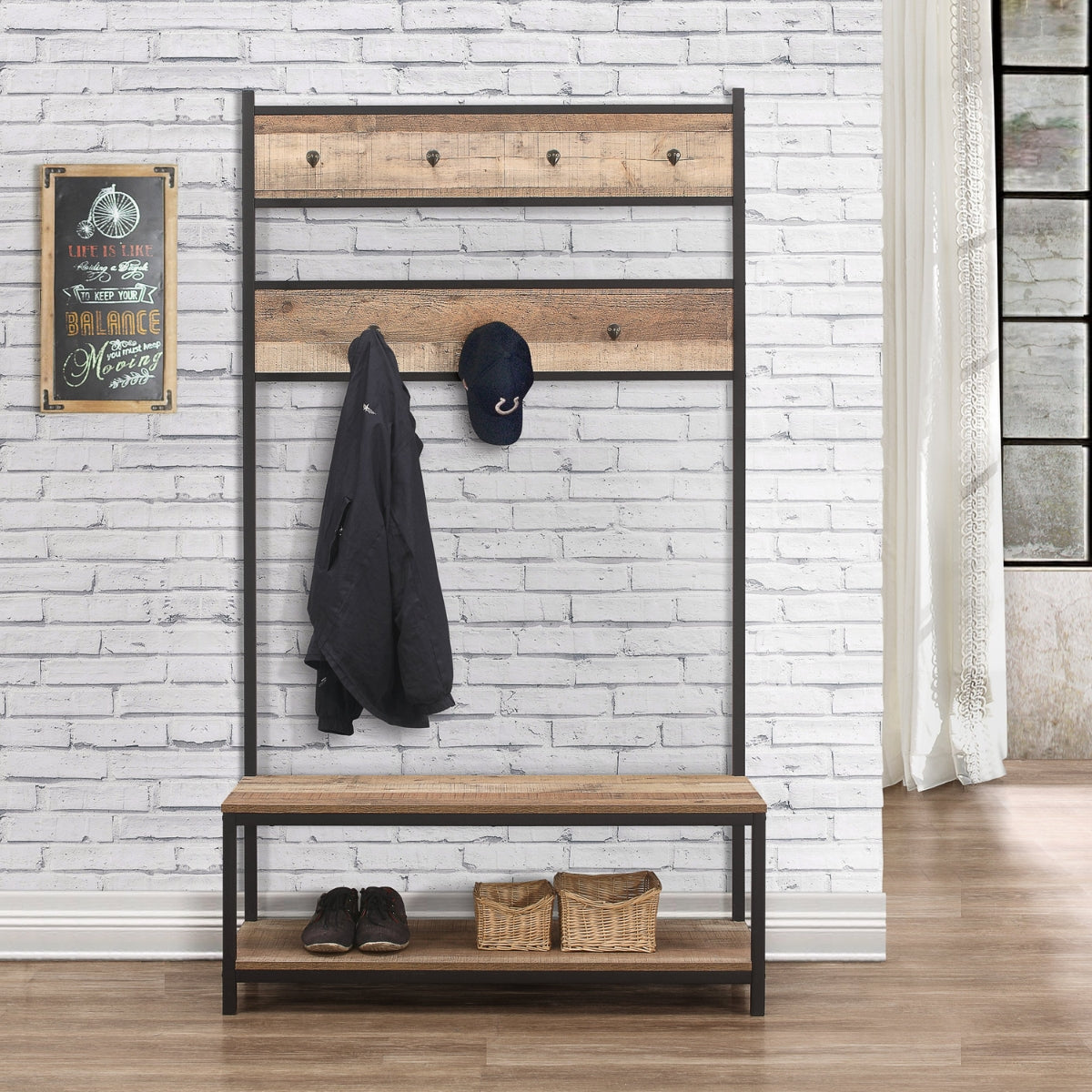 Urban Coat Rack & Bench