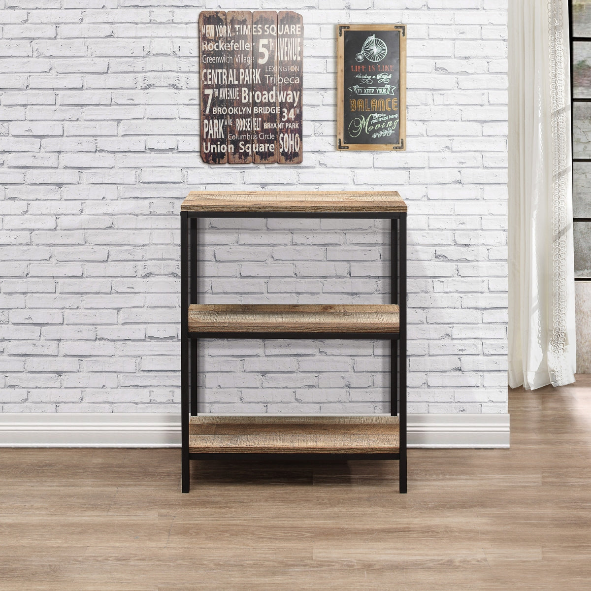 Urban 3 Tier Rustic Bookcase