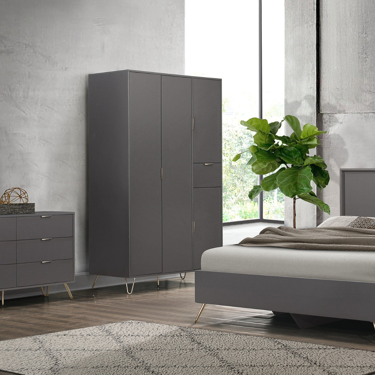 Arlo 4 Door Wardrobe