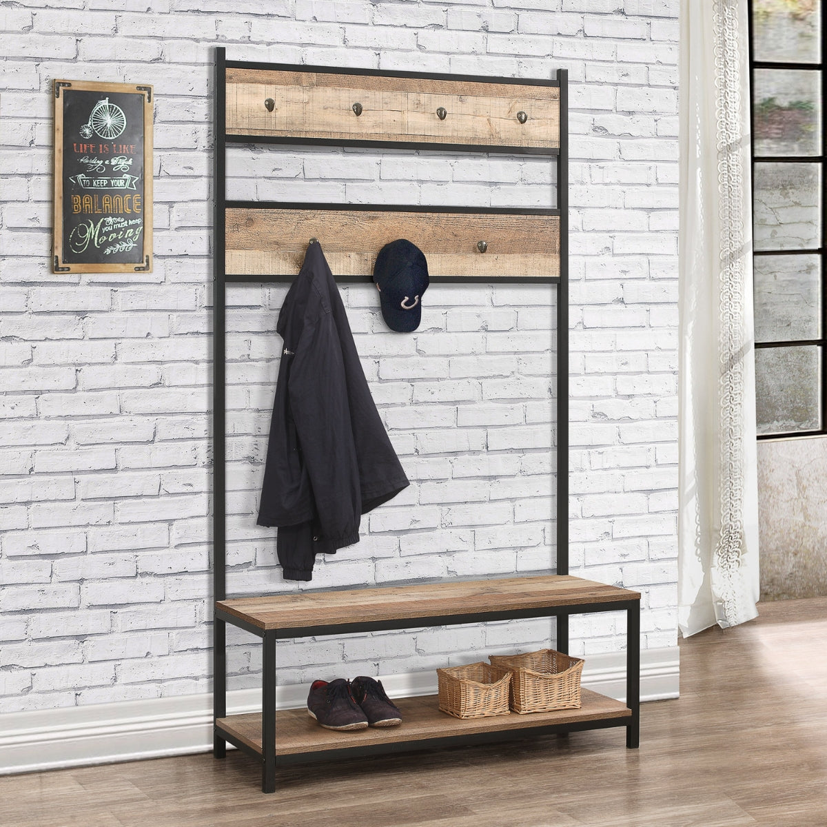 Urban Coat Rack & Bench