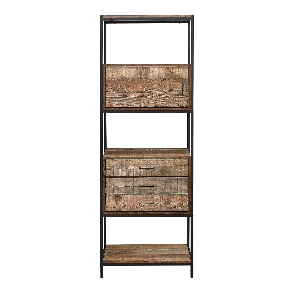 Urban 3 Drawer Rustic Shelving Unit