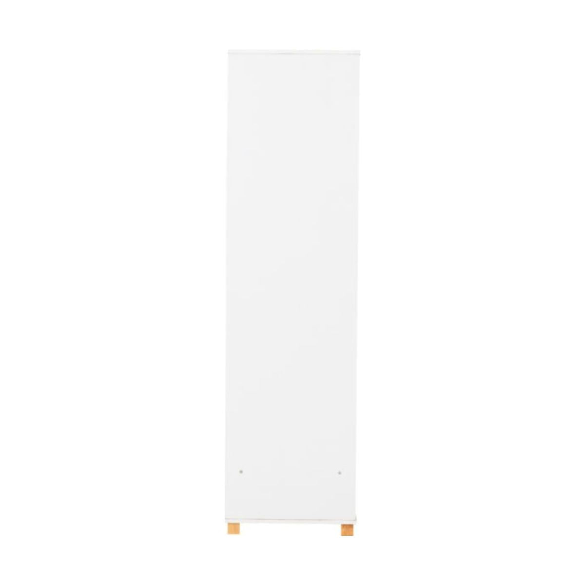 Brooklyn 2 Door 1 Drawer Mirrored Wardrobe in Oak Effect and Grey Finish