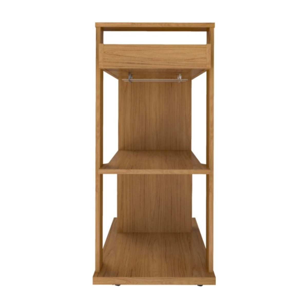 Naples Breakfast Bar/Drinks Cart - Oak