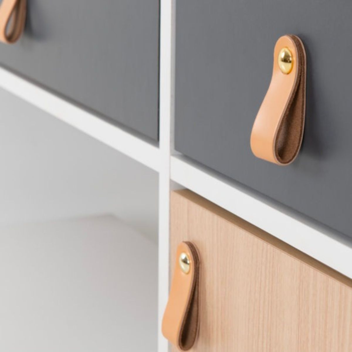 Brooklyn Dressing Table Set Mirror Stool in Oak Effect and Grey Finish