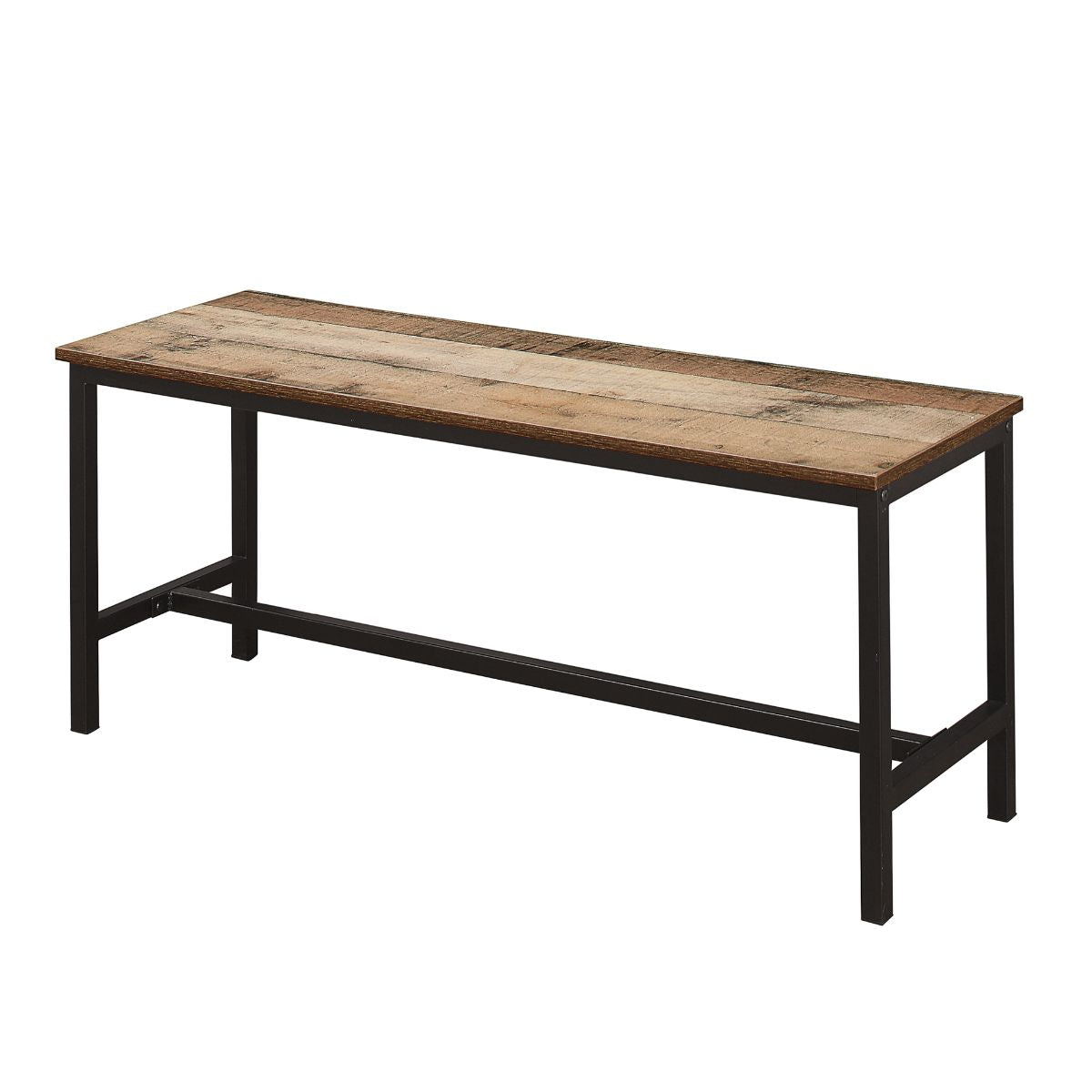 Urban Rustic Dining Table & Bench Set