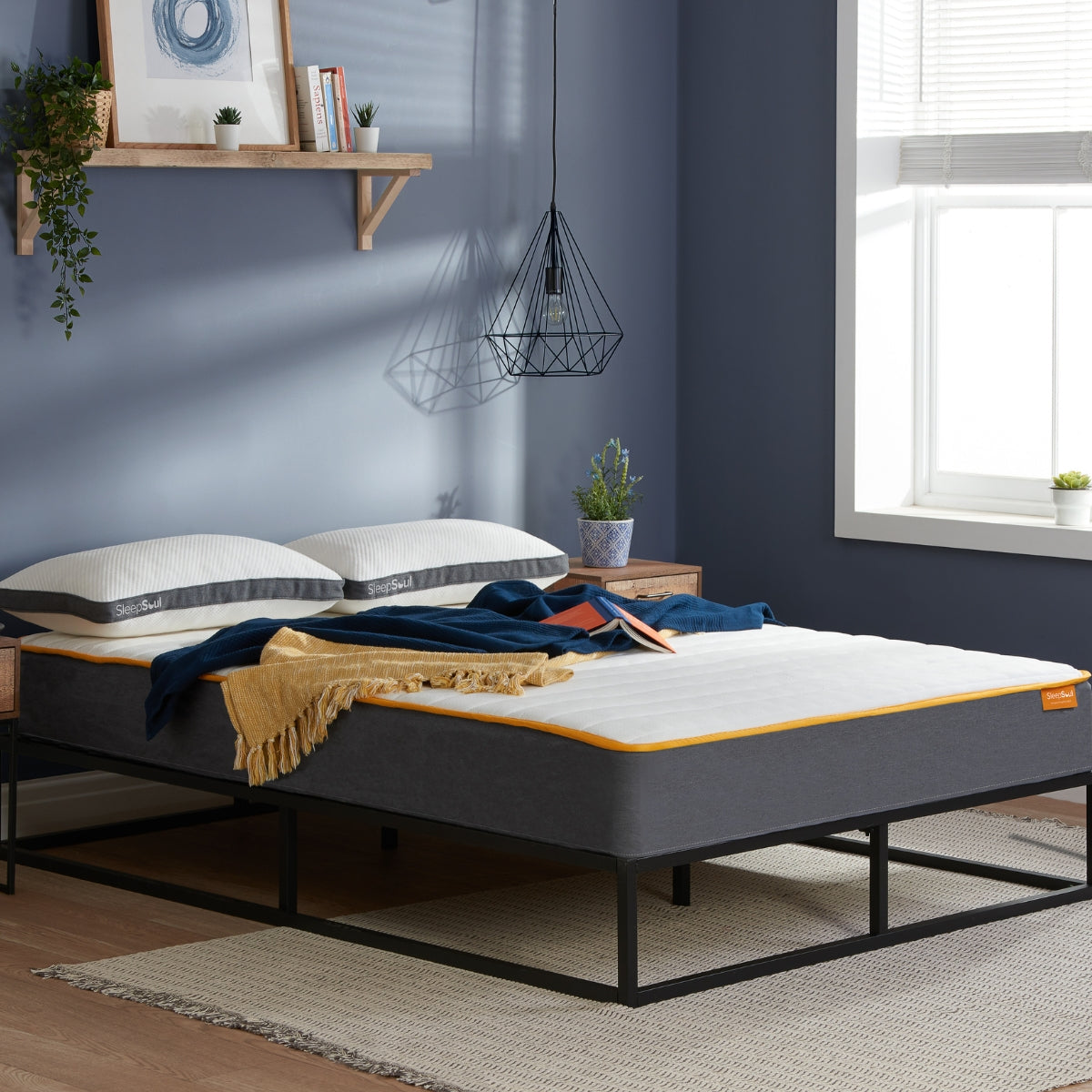 SleepSoul Balance King Memory Foam Mattress 150cm