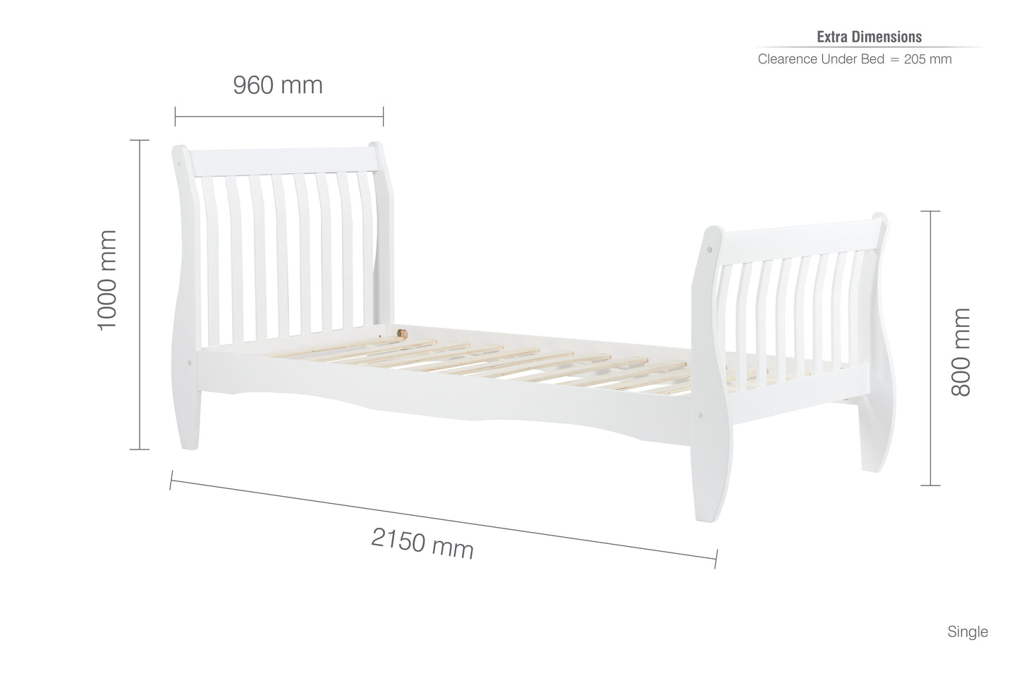 Belford 3ft Single Bed