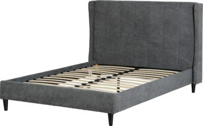 Amelia 4ft6 Double Bed - Velvet