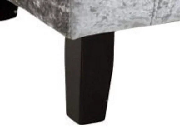 Hammond Tub Chair - Silver Crushed Velvet