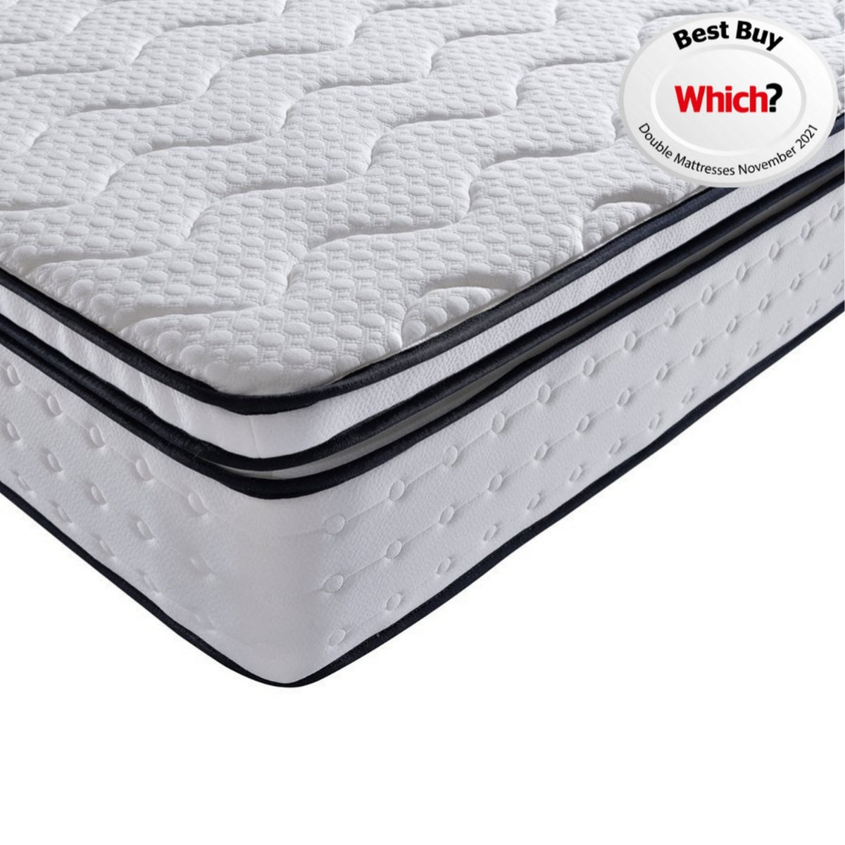 SleepSoul Space 2000 Pocket Sprung Boxtop Double Mattress 135cm