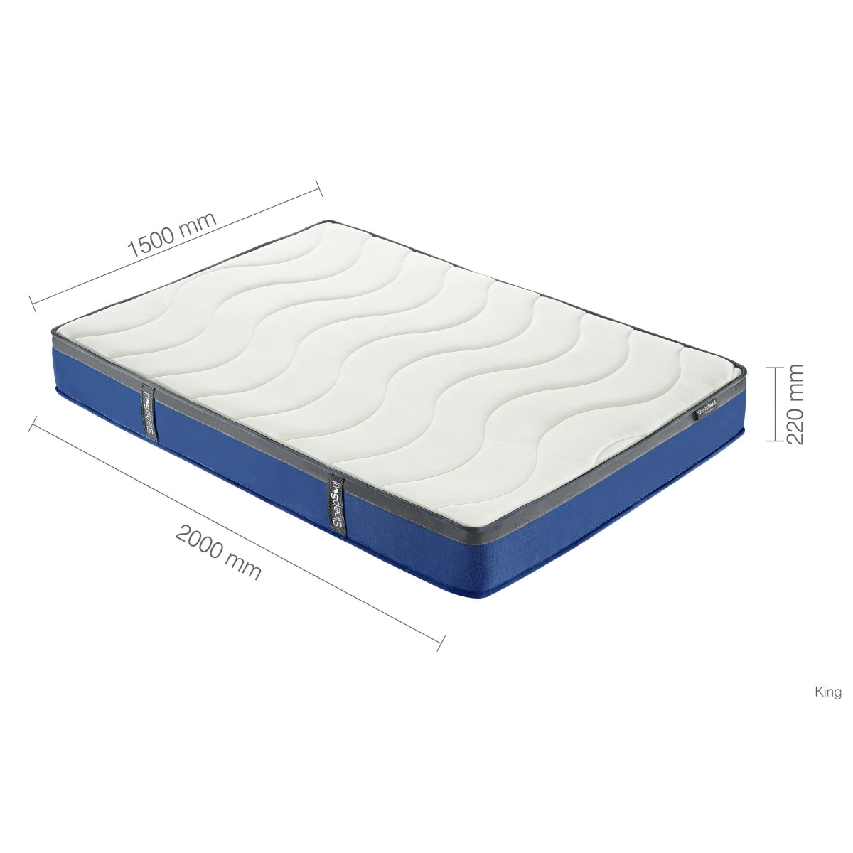 SleepSoul Nebula Orthopaedic King Mattress 150cm