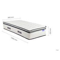 SleepSoul Space 2000 Pocket Sprung Boxtop Single Mattress 90cm