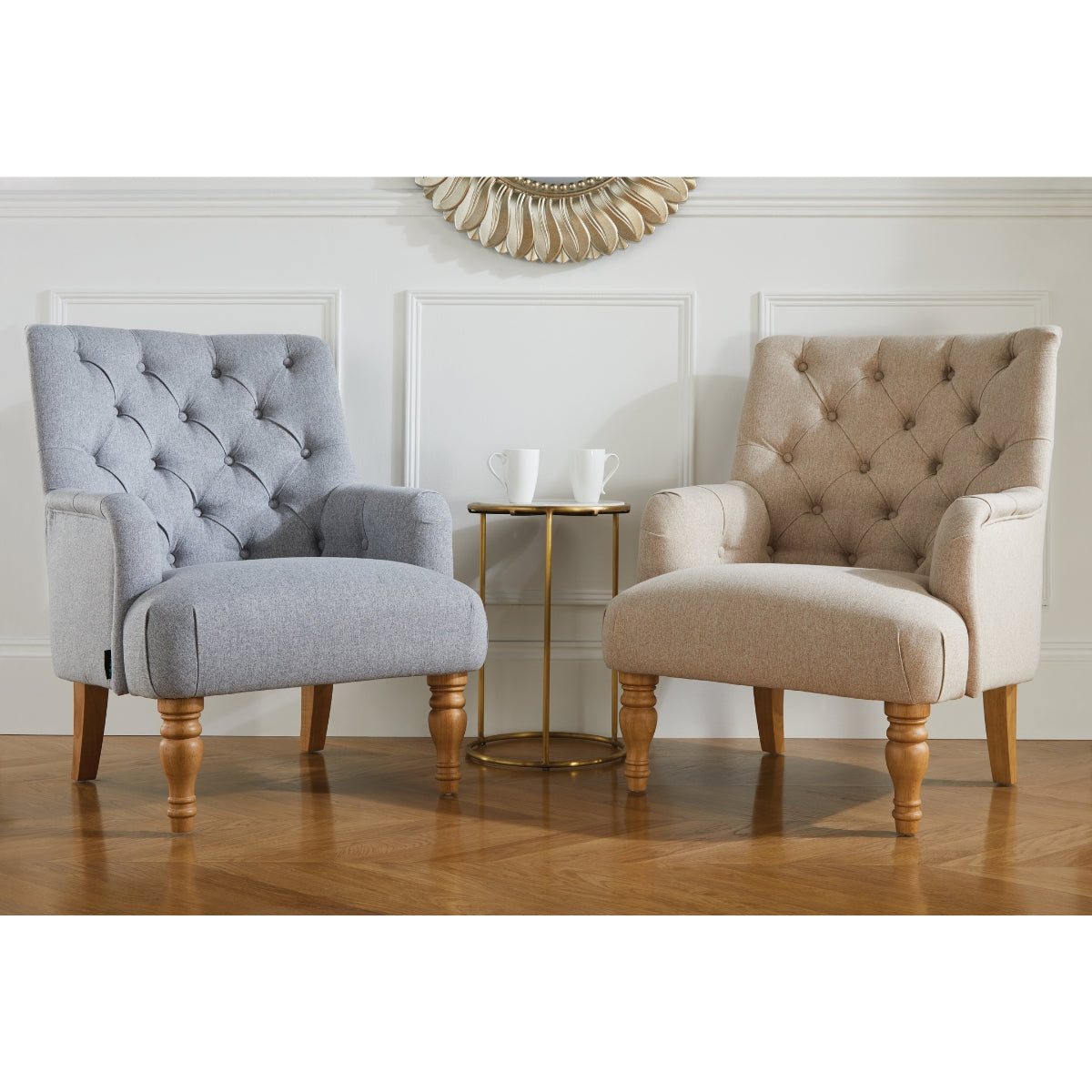 Padstow Button Back Arm Chair