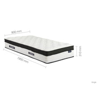 SleepSoul Cloud Single Foam Mattress 90cm