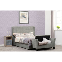 Amelia 4ft6 Double Velvet Bed With Storage