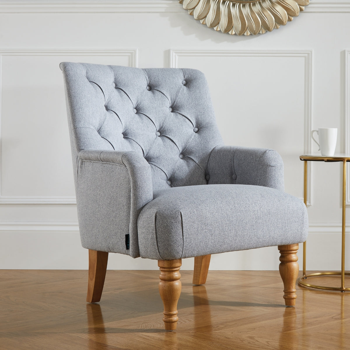 Padstow Button Back Arm Chair