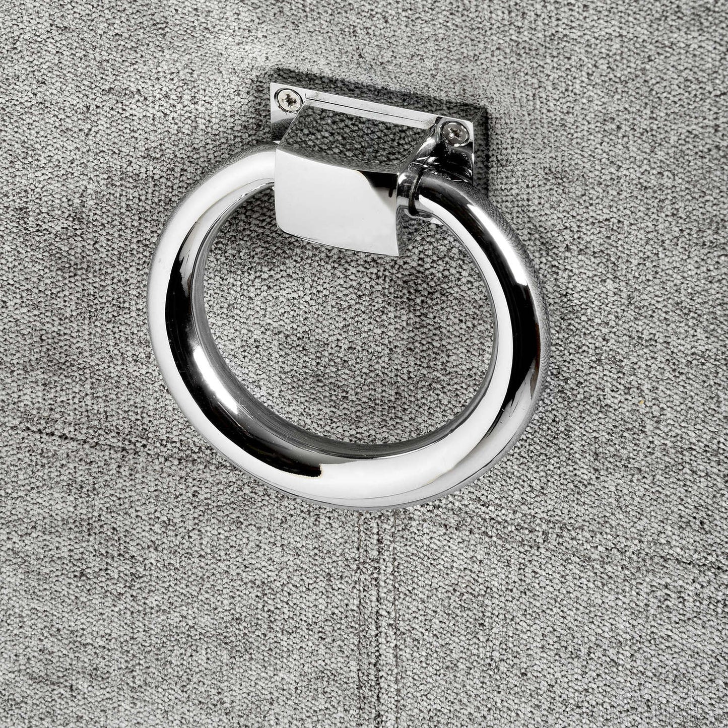 Luxury Ring Back Grey Bar Stool