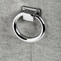 Luxury Ring Back Grey Bar Stool