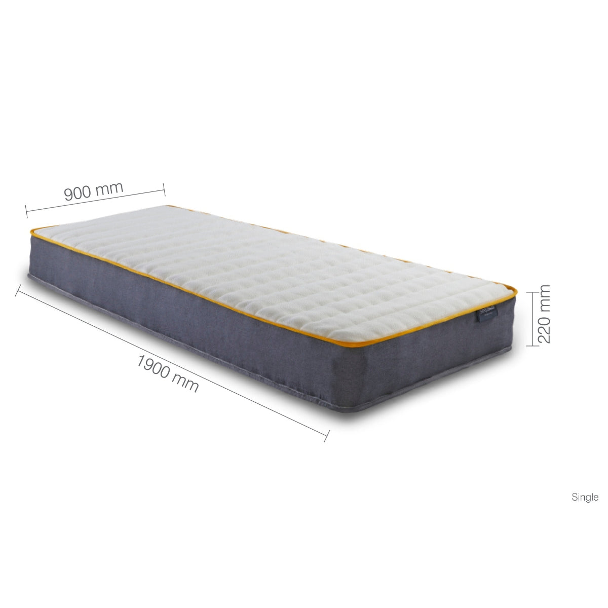 SleepSoul Comfort Single Foam Mattress 90cm