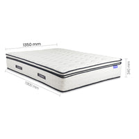 SleepSoul Space 2000 Pocket Sprung Boxtop Double Mattress 135cm