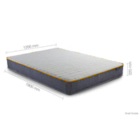 SleepSoul Balance Small Double Memory Foam Mattress 120cm