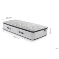 SleepSoul Bliss Single Memory Foam Mattress 90cm