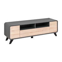 Anthracite Round Edge TV Cabinet