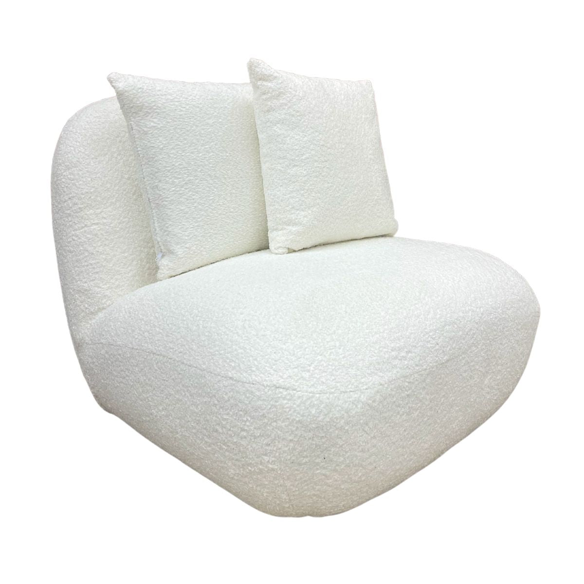Miami Accent Boucle Swivel Chair