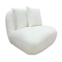 Miami Accent Boucle Swivel Chair