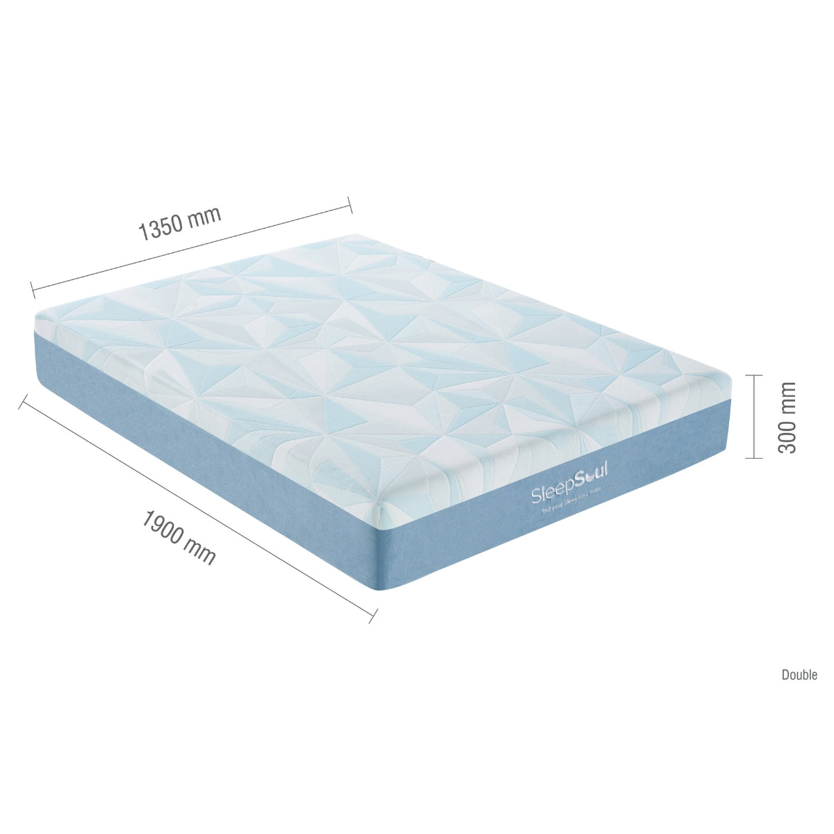 SleepSoul Orion Double Mattress 135cm