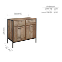 Urban 2 Door 2 Drawer Sideboard