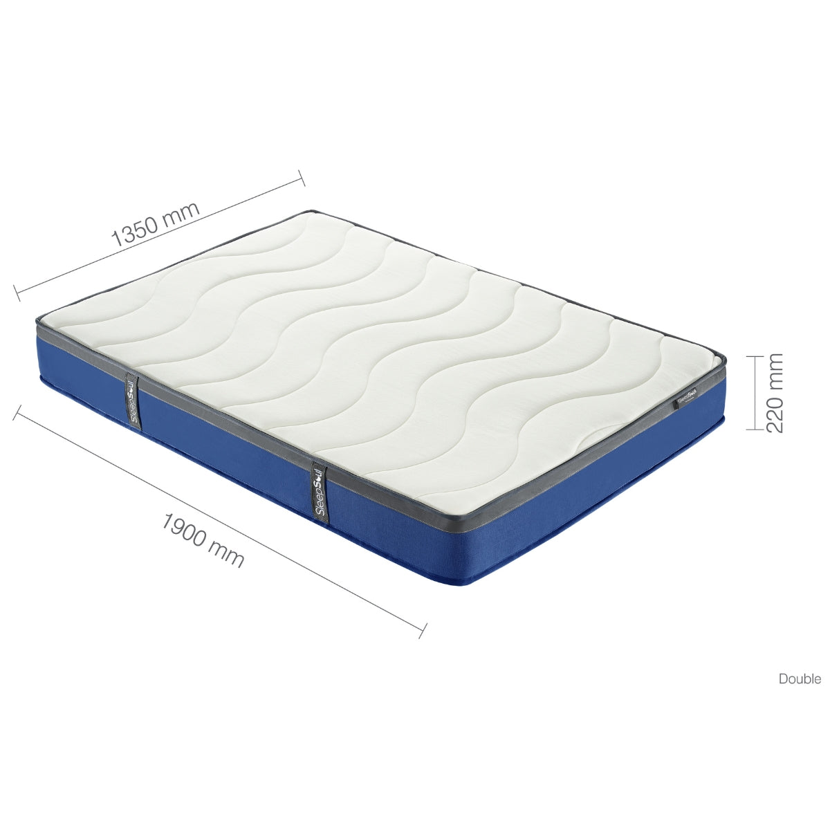 SleepSoul Nebula Orthopaedic Double Mattress 135cm