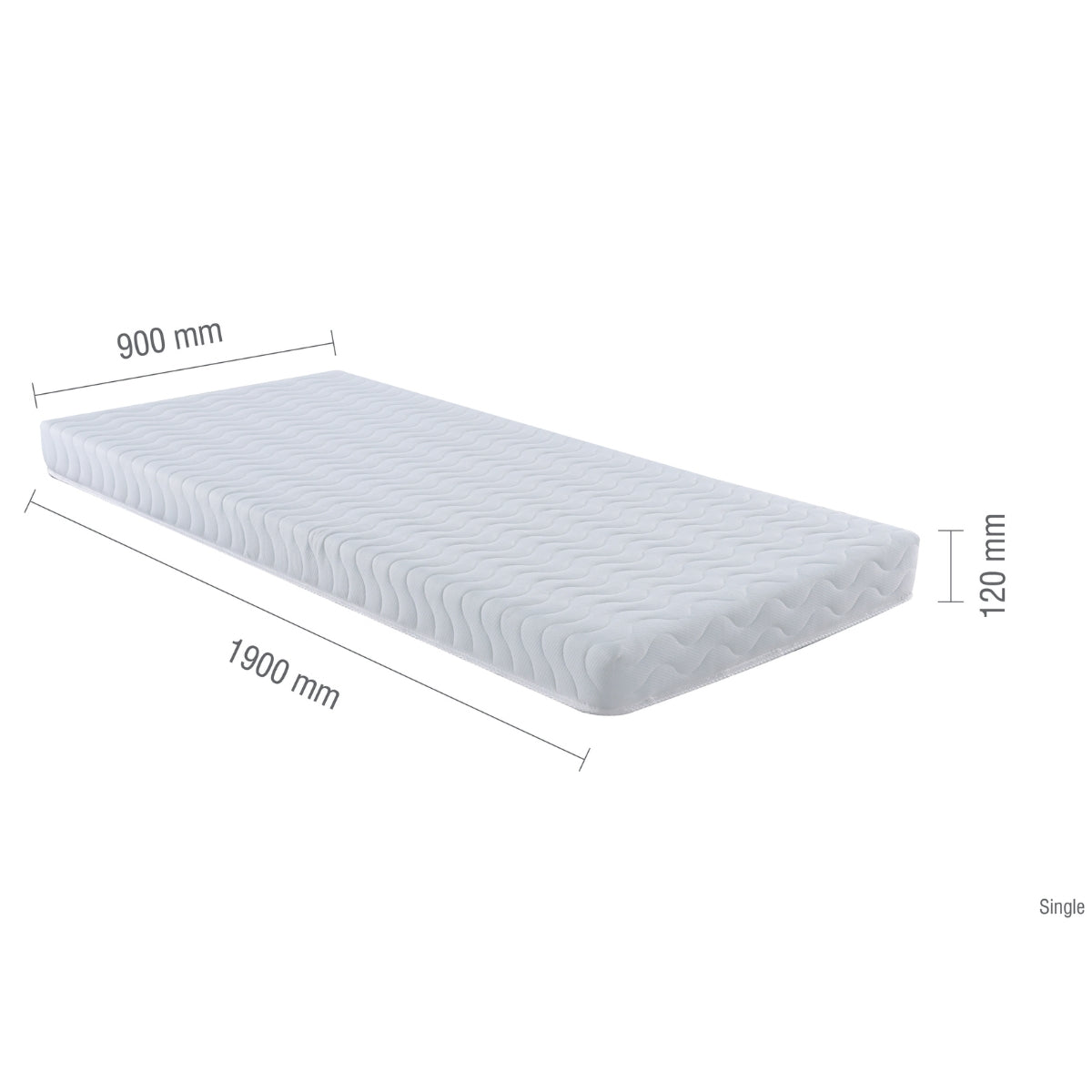 SleepSoul Nimbus Single Foam Mattress 90cm