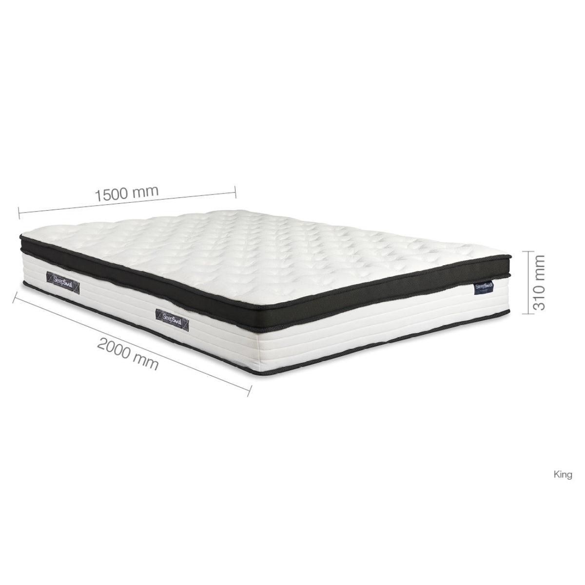 SleepSoul Cloud King Foam Mattress 150cm