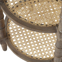 Raffles Black Tall Round Side Table