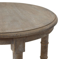 Raffles Black Tall Round Side Table