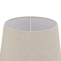 Delaney Grey Pineapple Lamp With Linen Shade