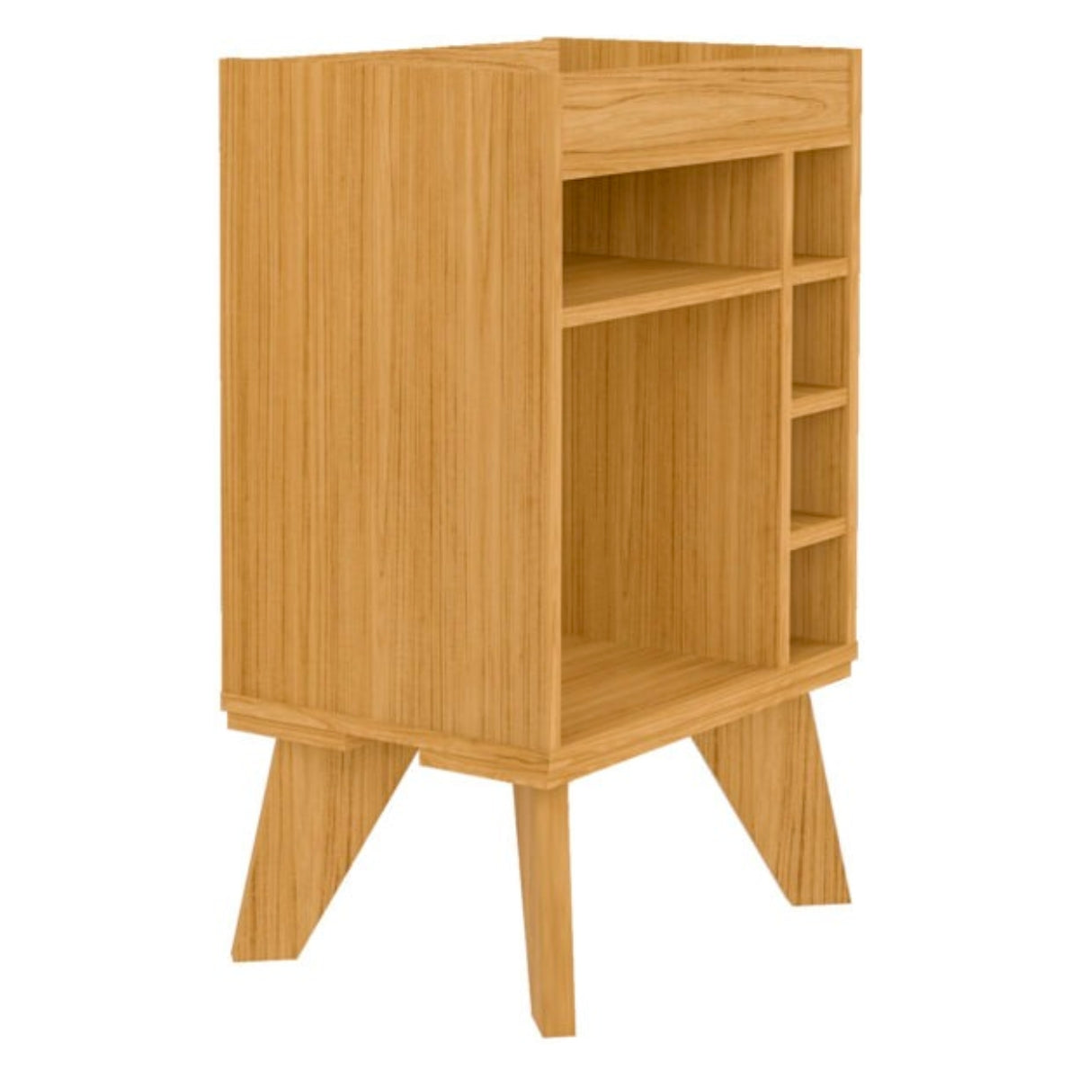 Naples Mini Bar/Side Table - Oak