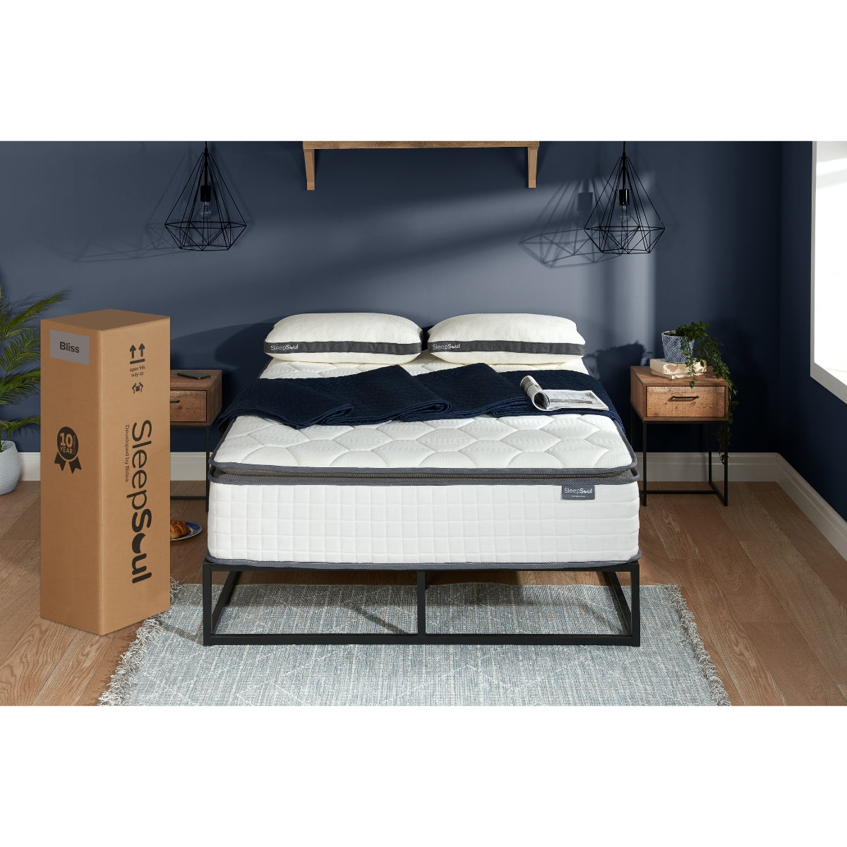 SleepSoul Bliss King Memory Foam Mattress 150cm