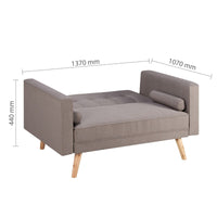 Ethan Medium Sofa Bed Grey