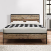 Urban Rustic Small Double Bed