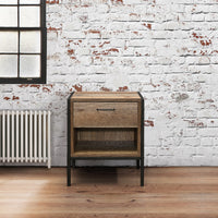 Urban Rustic 1 Drawer Bedside