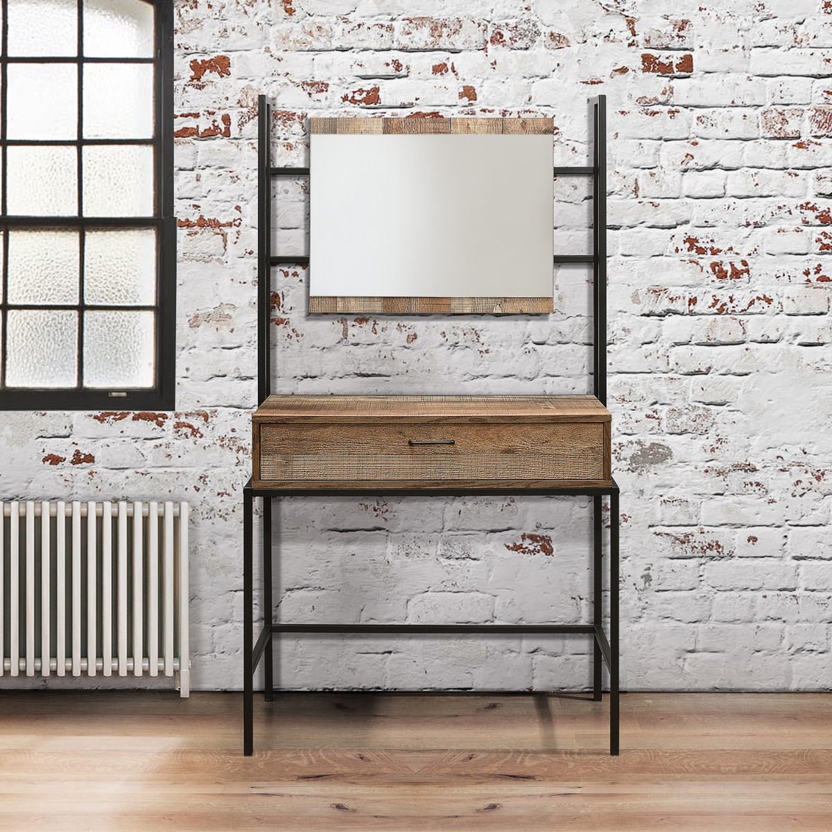 Urban Rustic Dressing Table & Mirror